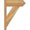 Ekena Millwork Traditional Rough Sawn Arts and Crafts Outlooker, Western Red Cedar, 8"W x 22"D x 30"H OUT08X22X30TRA03RWR - alternate 3